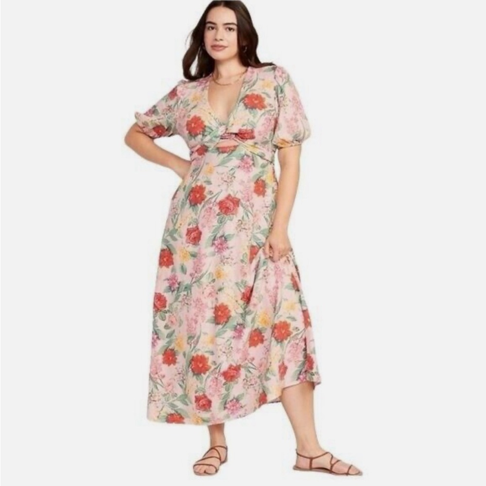 Old Navy Floral Wrap Dress